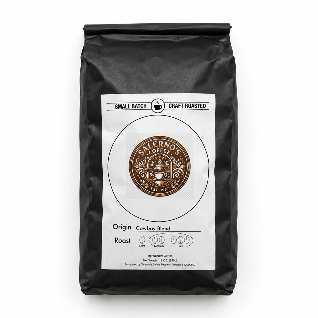 Salerno Coffee Cowboy Blend Coffee Pods – 12 Pack