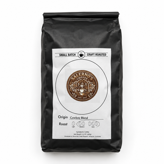 Salerno Coffee Cowboy Blend Coffee Pods – 12 Pack